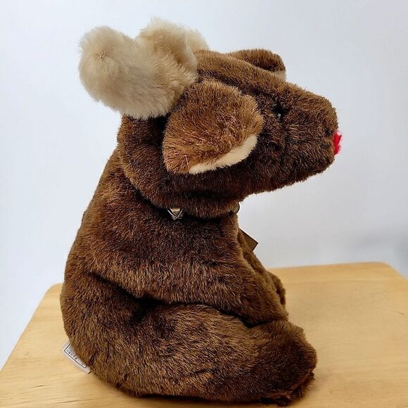 Vermont Teddy Bear Moose Plush 12 Inch Stuffed Animal Tags Limited Edition 1987 - Picture 4 of 10